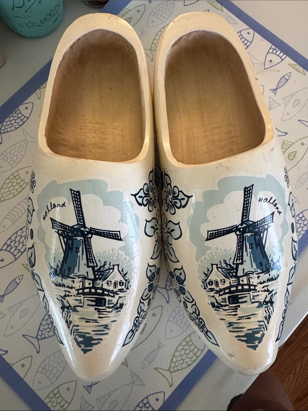 Large wooden clogs from Holland